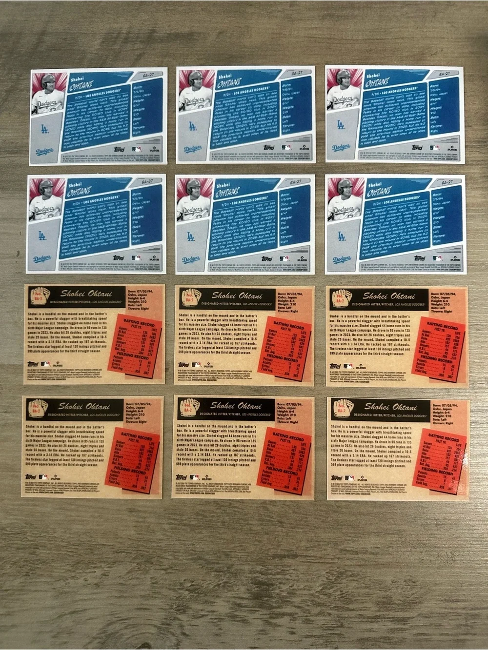 Shohei Ohtani Lot of (12) 2024 & 2025 Bowman Anime Novelty Cards. Dodgers. - Picture 2 of 2